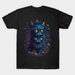 Cat Shirt - Techno Cat - Catsondrugs.com - #catlove #cats #cat #catsofinstagram #of #catlife #catlover #catstagram #catlovers #catoftheday #instagram T-Shirt